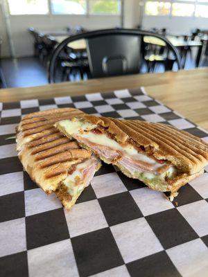 Caprese Panini with ham