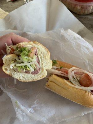 American Hoagie (plus bologna)