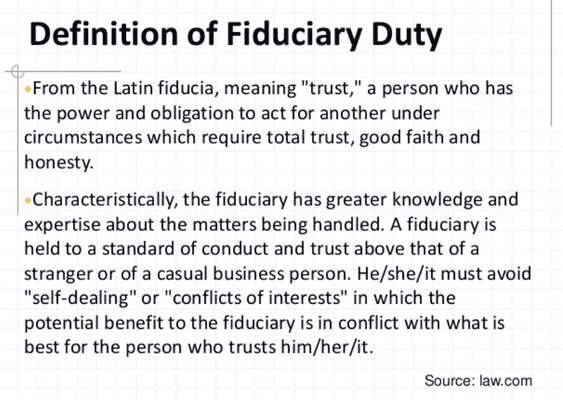 Fiduciary Duty