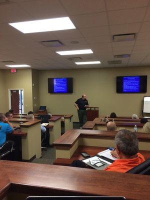 Attending an Active Shooters Workshop hosted by SC Prima in Irmo, SC