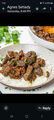 Rendang - Braised Beef with Curry Souce