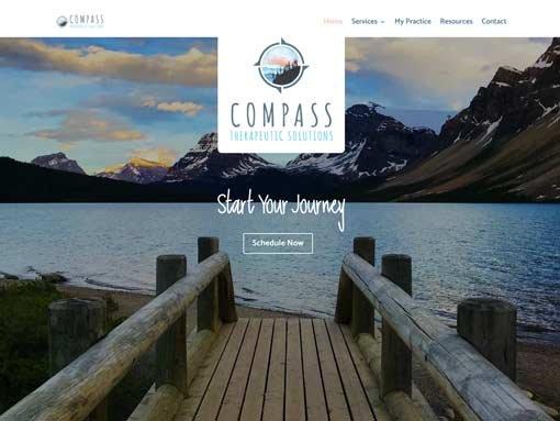 Compass Therapeutic Solutions Website Design - WordPress