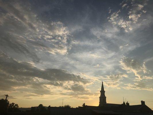 Sunset over Middletown, MD skyline