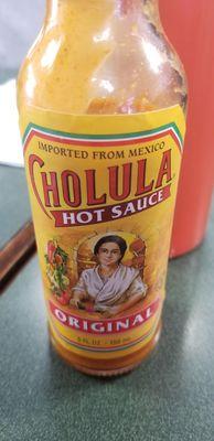 Cholula hot sauce