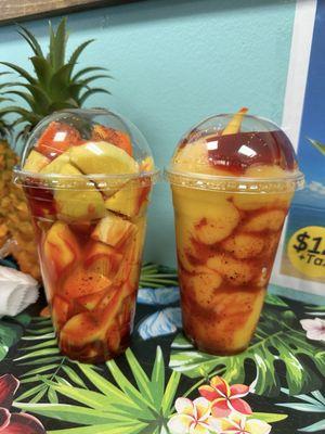 chamoyada and mango slices