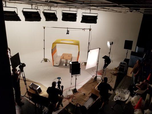 Product Shoot at Stage A on White Cyc at OC Production Studios