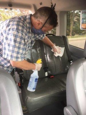 Envida is SAFE to RIDE: Our drivers wear masks and gloves at all times, and buses are cleaned thoroughly between each rider.