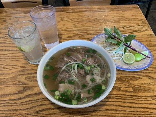 Tai, Chin Pho aka rare steak and brisket soup.