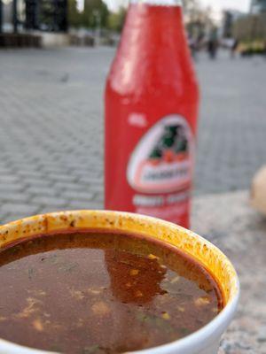 Birria consomé