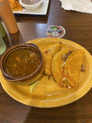 Birria tacos