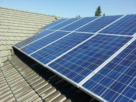 Recent quality solar install