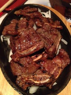 Kalbi (Korean Short Ribs - $14.95)