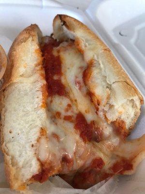 Chicken parm sandwich