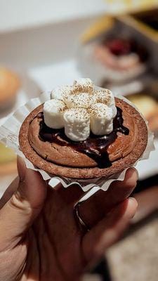 S'mores cheese tart