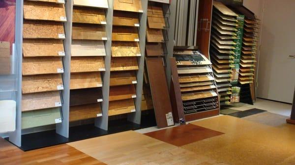 Cork Flooring Display Area