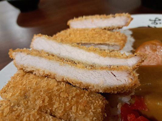 Tonkatsu Curry - Close-up of Tonkatsu Pork