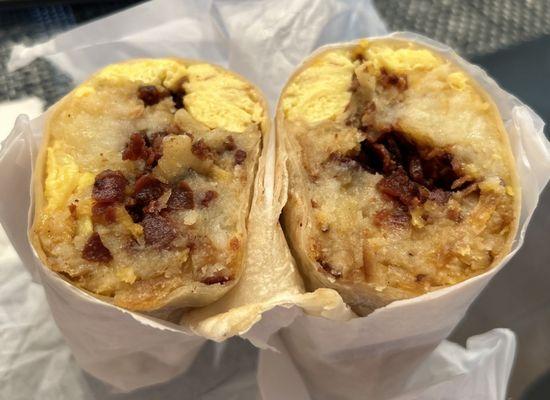 Bacon Breakfast Burrito