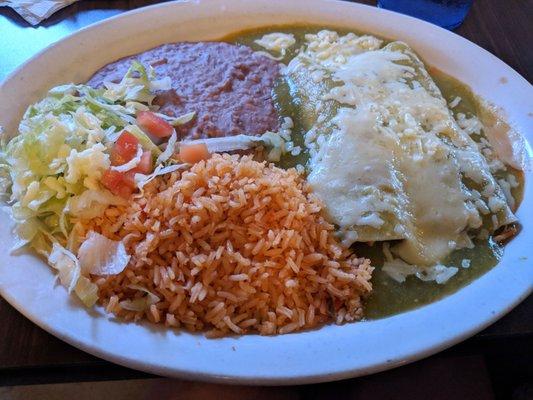 Enchiladas Verde-very good!