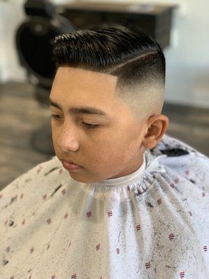 Skin Fade x Hard Part