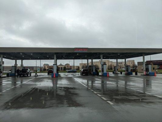 Costco Fuel, Champaign Illinois