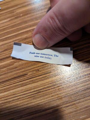 Fortune cookie