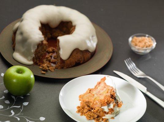 Anyone can tell you that food styling under hot lights is a challenge. You can't tell at all from this photo.