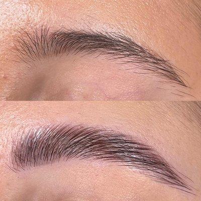 Brow lamination