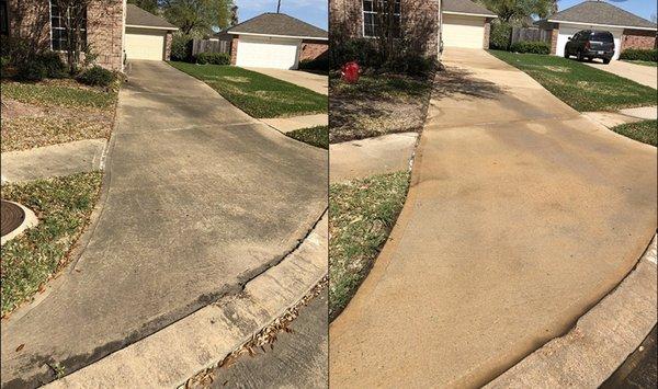 Pressure washing