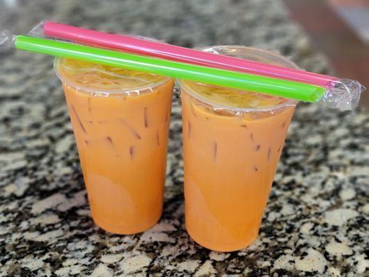 Thai iced teas