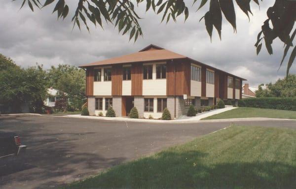 All wood construction for six professional offices.