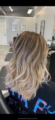 Beautiful blonde balayage