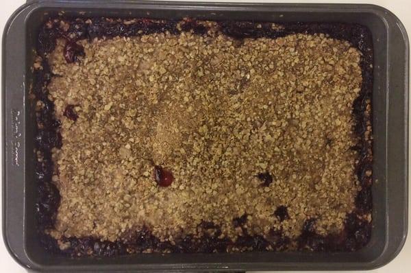 Save room for cherry crisp