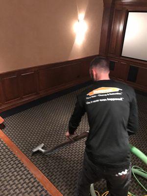 Carpet clean up