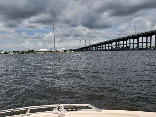 Get Lost Charters on the Indian River Lagoon early on a Saturday morning.