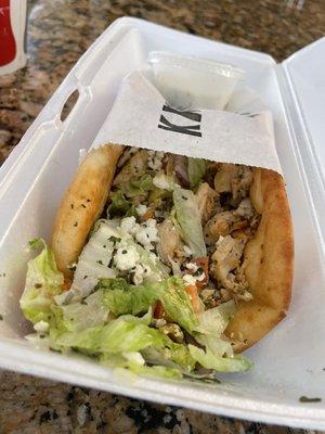 2. Chicken Gyros Sandwich