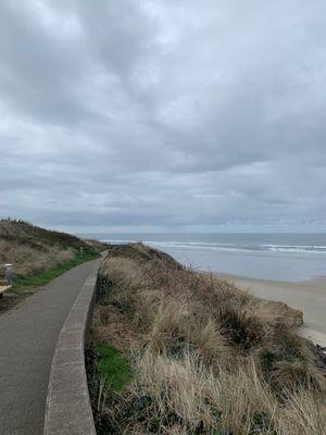 Park and beach walk with my hubby.