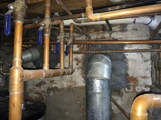 Boiler room relined and sealed