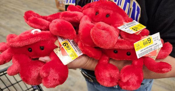 Crab plushies (7/12/24)