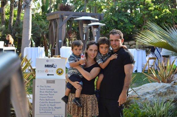 Dr Sahakyan with his family