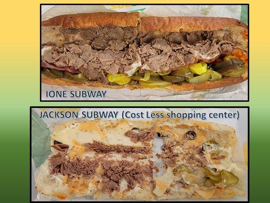 The pic on the bottom is this Subway. Stay away, There is another subway down the street go there