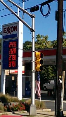 Hi there...we're $1.00 on average higher than anywhere else for the price of Diesel gas!