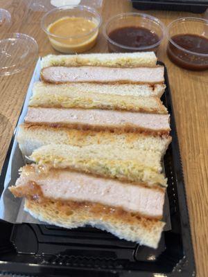 Pork katsu sando