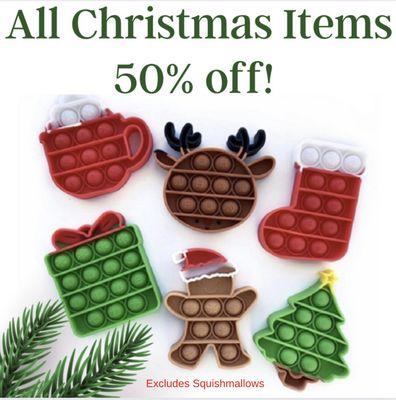 Christmas sale on December 23, 2021 !!! All Christmas items are 50%!