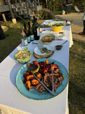 Dinner spread - delicious!!