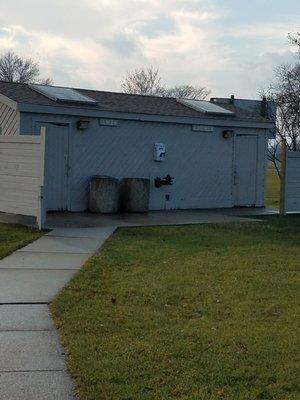 Bathroom access near playground