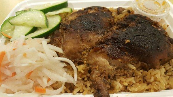 Vietnamese Roasted Chicken with Dirty Fried Rice