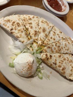 Shrimp quesadilla