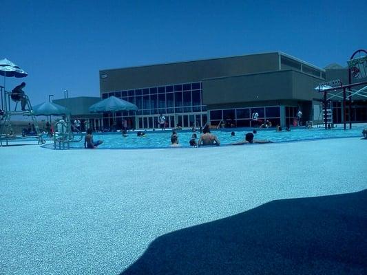 Shot of the outside pool play area.