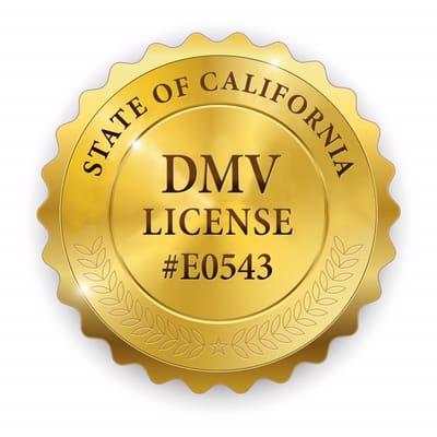 CA DMV Licensed and Approved by All County Courts