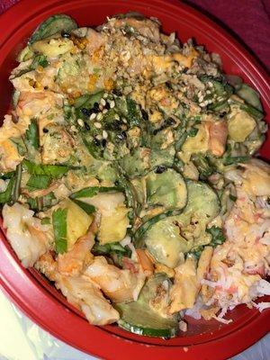 my bomba** poke bowl. drool!